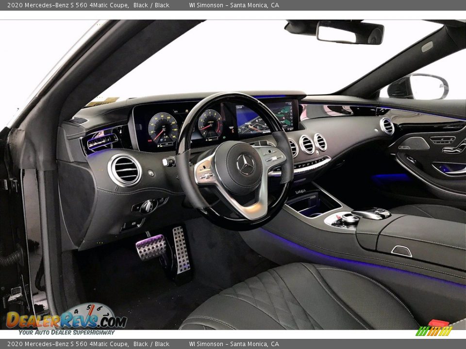 2020 Mercedes-Benz S 560 4Matic Coupe Black / Black Photo #4