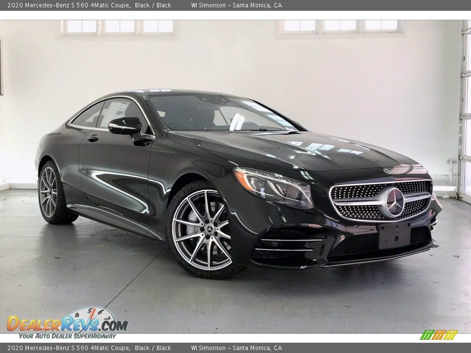 2020 Mercedes-Benz S 560 4Matic Coupe Black / Black Photo #12