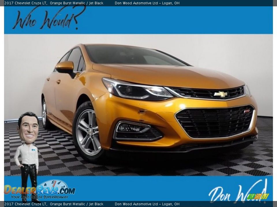 2017 Chevrolet Cruze LT Orange Burst Metallic / Jet Black Photo #1