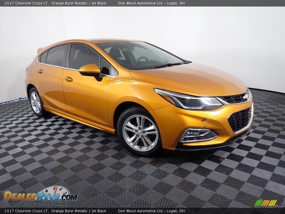 2017 Chevrolet Cruze LT Orange Burst Metallic / Jet Black Photo #3