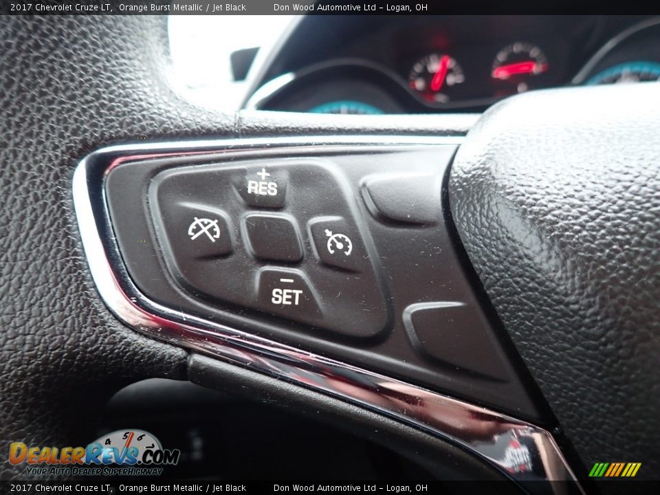 2017 Chevrolet Cruze LT Orange Burst Metallic / Jet Black Photo #23