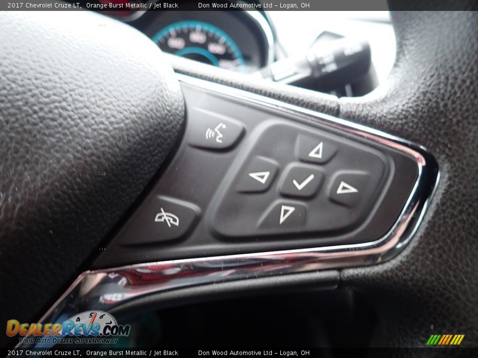 2017 Chevrolet Cruze LT Orange Burst Metallic / Jet Black Photo #24
