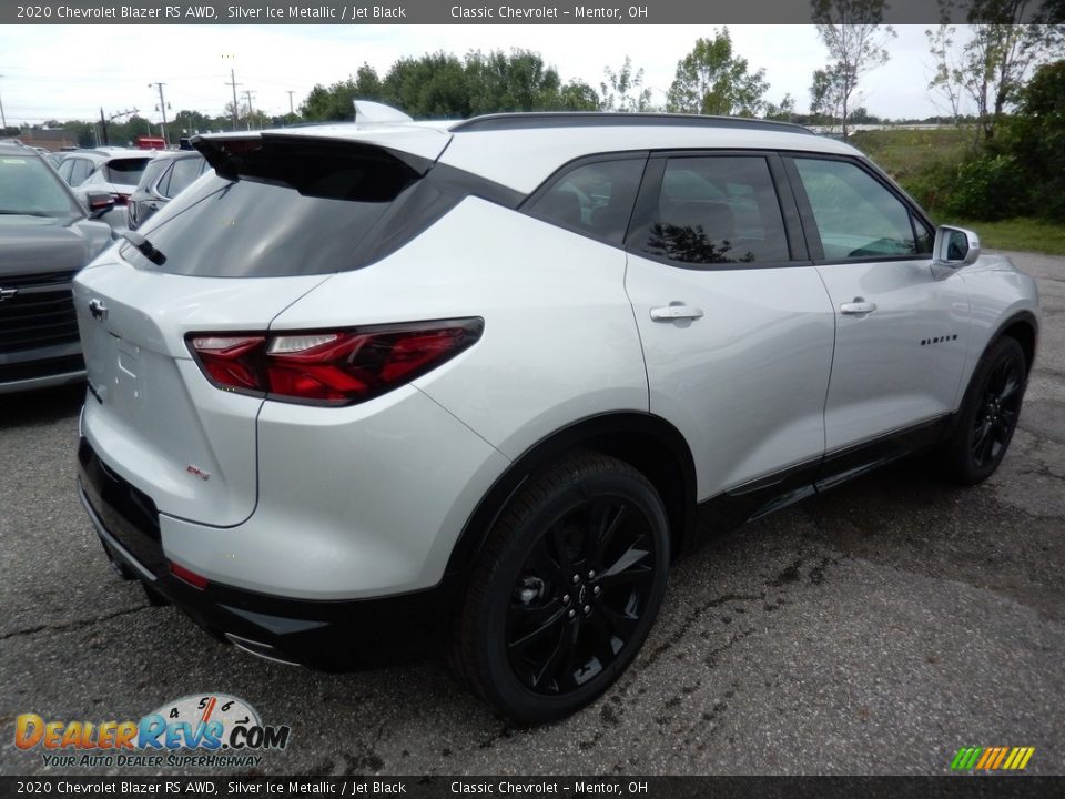 2020 Chevrolet Blazer RS AWD Silver Ice Metallic / Jet Black Photo #4