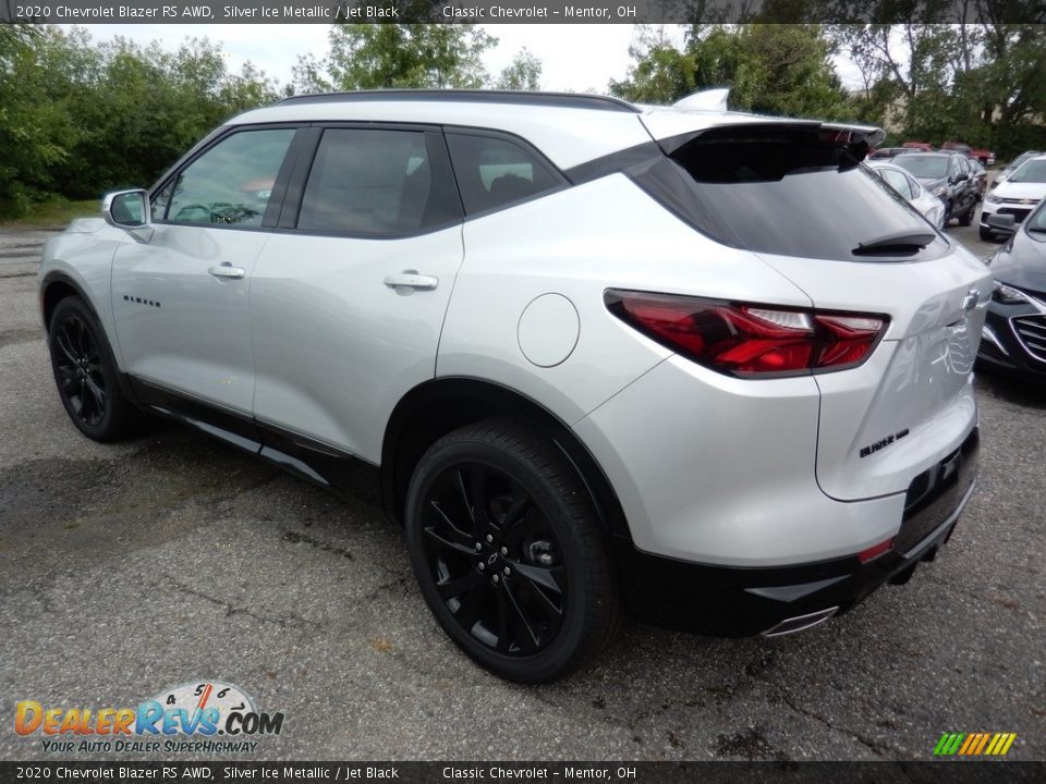 2020 Chevrolet Blazer RS AWD Silver Ice Metallic / Jet Black Photo #5