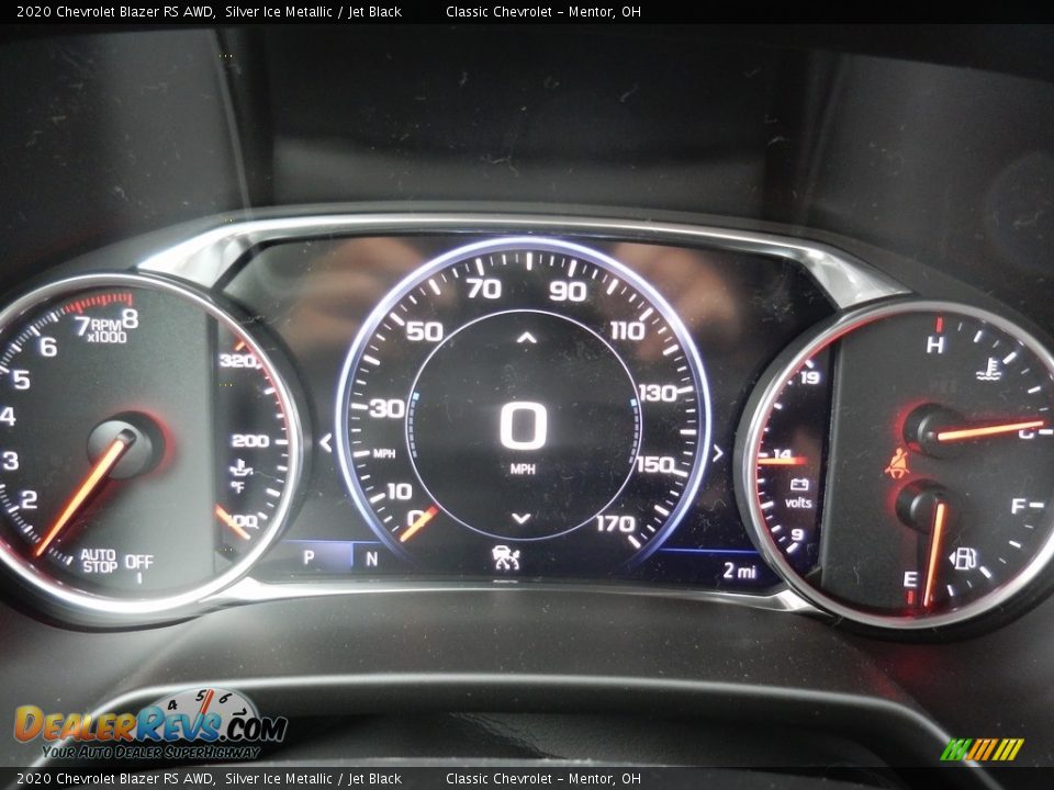 2020 Chevrolet Blazer RS AWD Gauges Photo #7