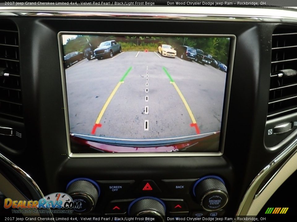 2017 Jeep Grand Cherokee Limited 4x4 Velvet Red Pearl / Black/Light Frost Beige Photo #5
