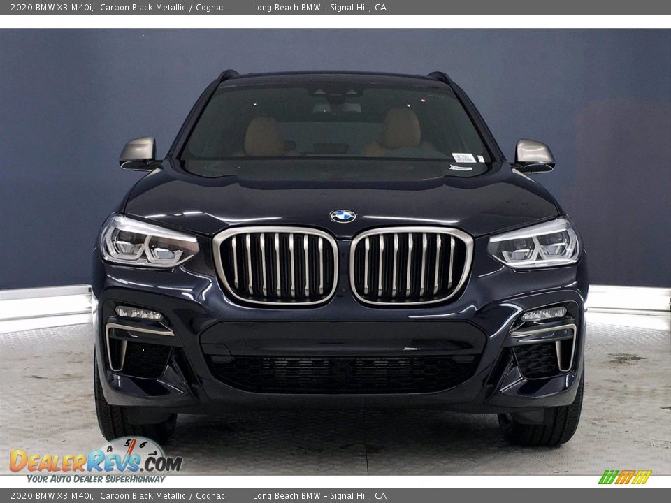 2020 BMW X3 M40i Carbon Black Metallic / Cognac Photo #2