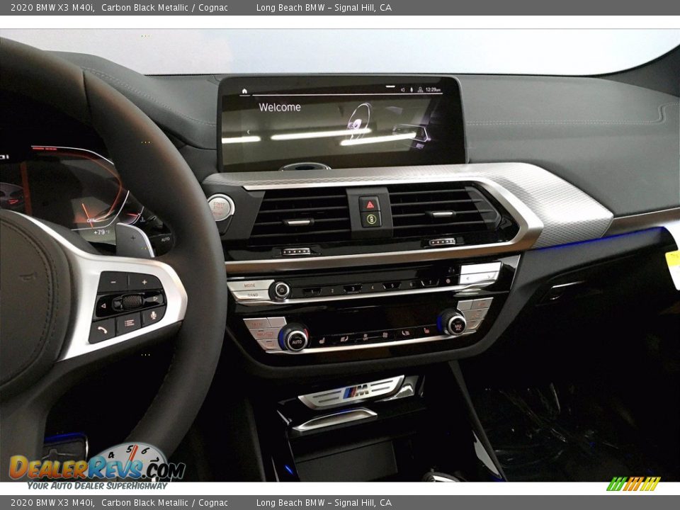 2020 BMW X3 M40i Carbon Black Metallic / Cognac Photo #6