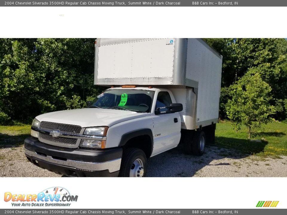 2004 Chevrolet Silverado 3500HD Regular Cab Chassis Moving Truck Summit White / Dark Charcoal Photo #1