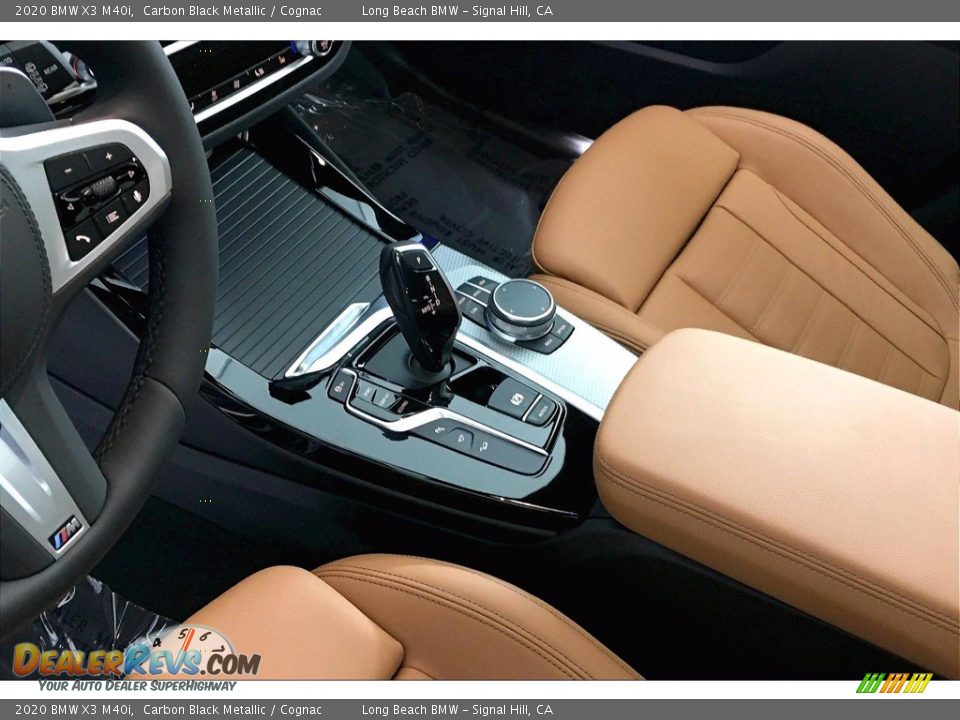 2020 BMW X3 M40i Carbon Black Metallic / Cognac Photo #8