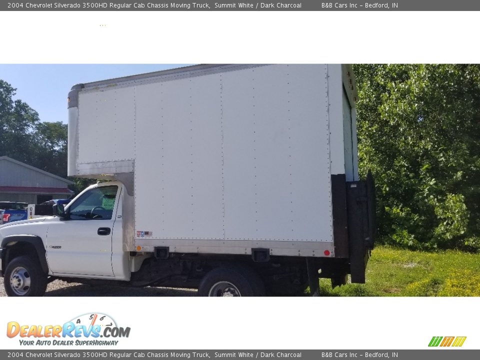 2004 Chevrolet Silverado 3500HD Regular Cab Chassis Moving Truck Summit White / Dark Charcoal Photo #3