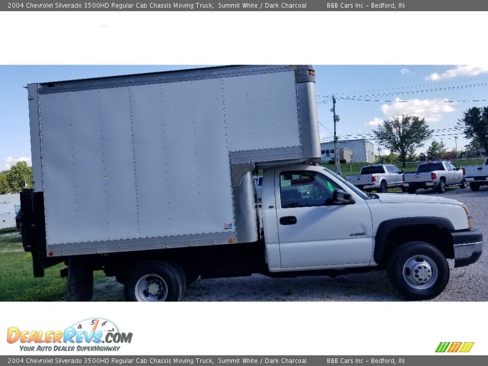 2004 Chevrolet Silverado 3500HD Regular Cab Chassis Moving Truck Summit White / Dark Charcoal Photo #7