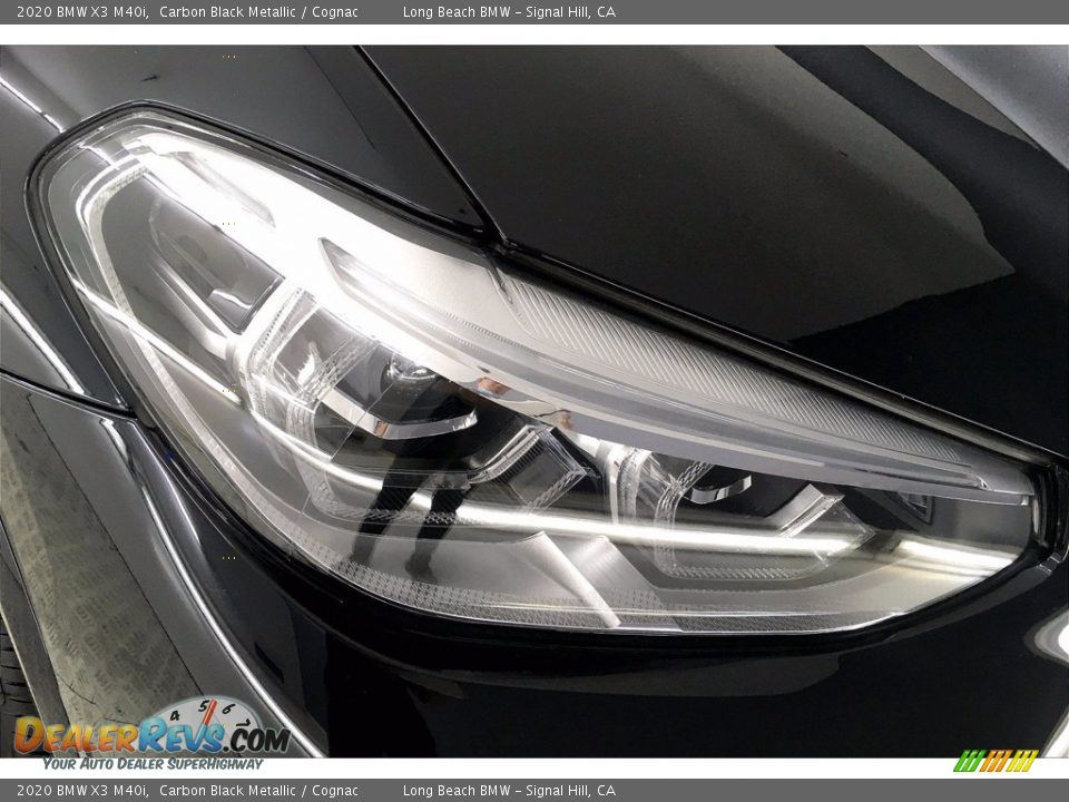 2020 BMW X3 M40i Carbon Black Metallic / Cognac Photo #14