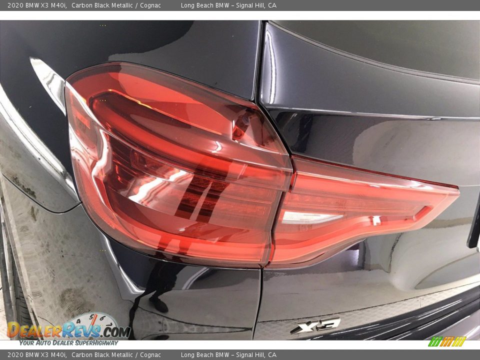 2020 BMW X3 M40i Carbon Black Metallic / Cognac Photo #15