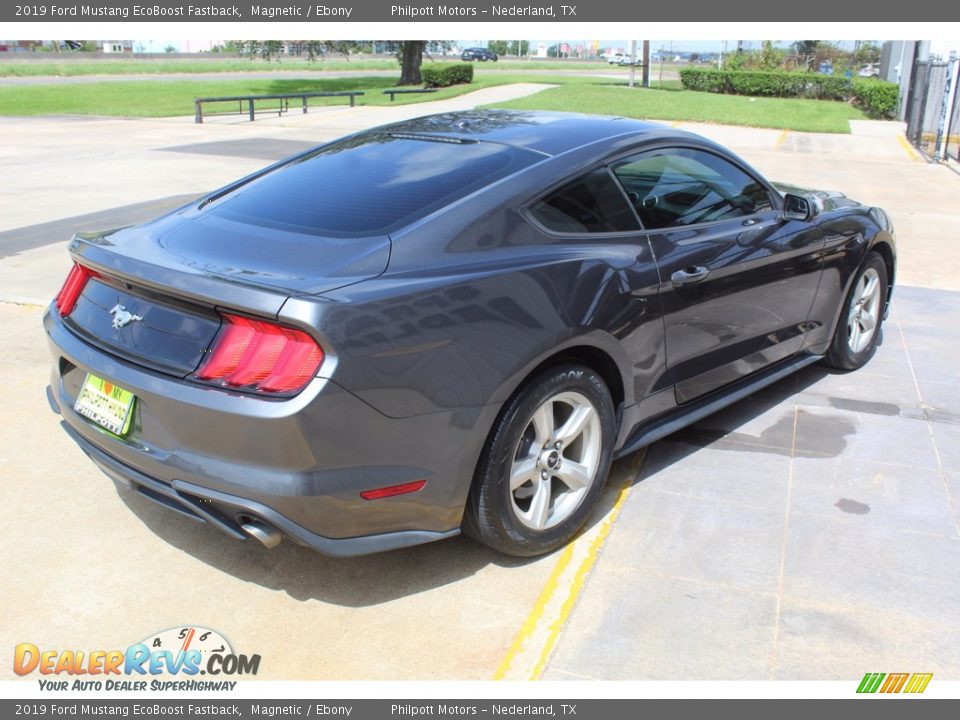 2019 Ford Mustang EcoBoost Fastback Magnetic / Ebony Photo #8