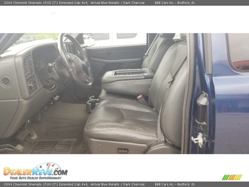 2004 Chevrolet Silverado 1500 Z71 Extended Cab 4x4 Arrival Blue Metallic / Dark Charcoal Photo #13