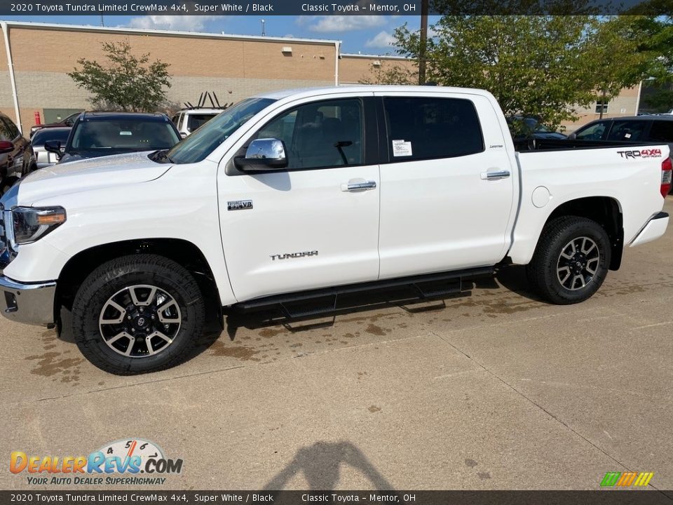 2020 Toyota Tundra Limited CrewMax 4x4 Super White / Black Photo #1