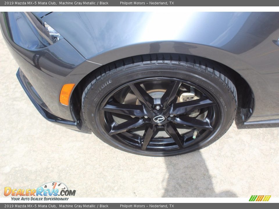 2019 Mazda MX-5 Miata Club Machine Gray Metallic / Black Photo #5