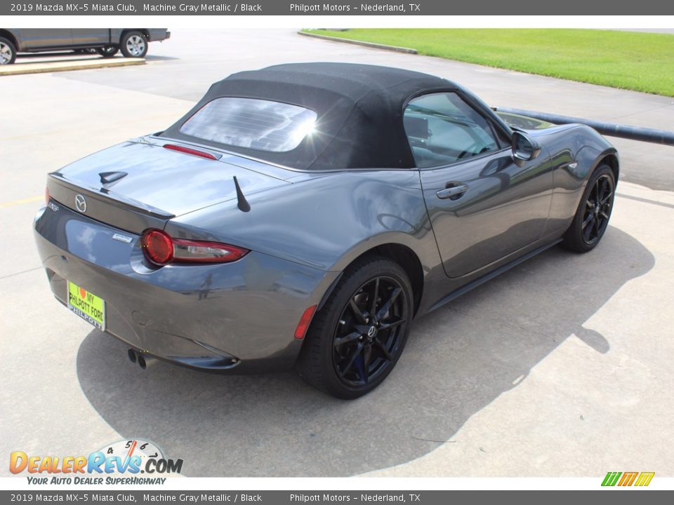 2019 Mazda MX-5 Miata Club Machine Gray Metallic / Black Photo #8