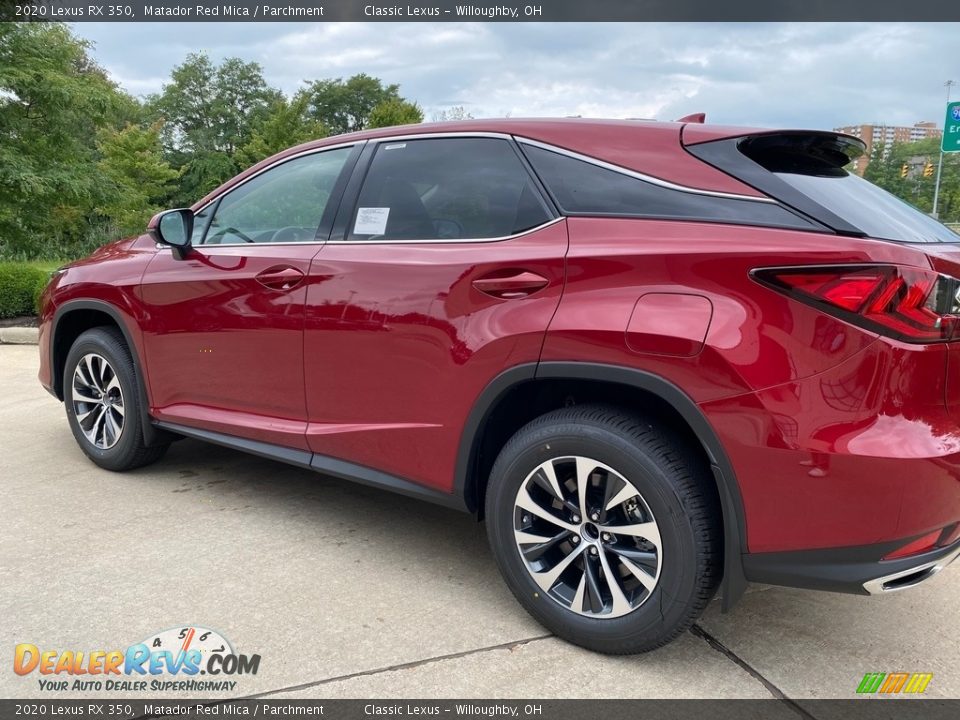 2020 Lexus RX 350 Matador Red Mica / Parchment Photo #4