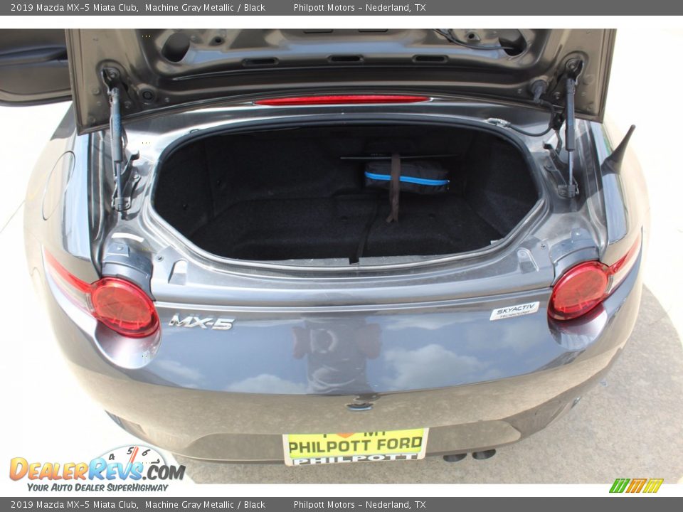 2019 Mazda MX-5 Miata Club Machine Gray Metallic / Black Photo #16