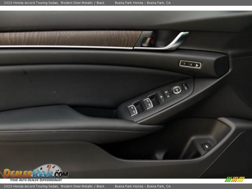 2020 Honda Accord Touring Sedan Modern Steel Metallic / Black Photo #16