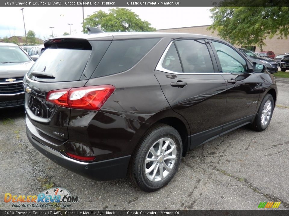 2020 Chevrolet Equinox LT AWD Chocolate Metallic / Jet Black Photo #4