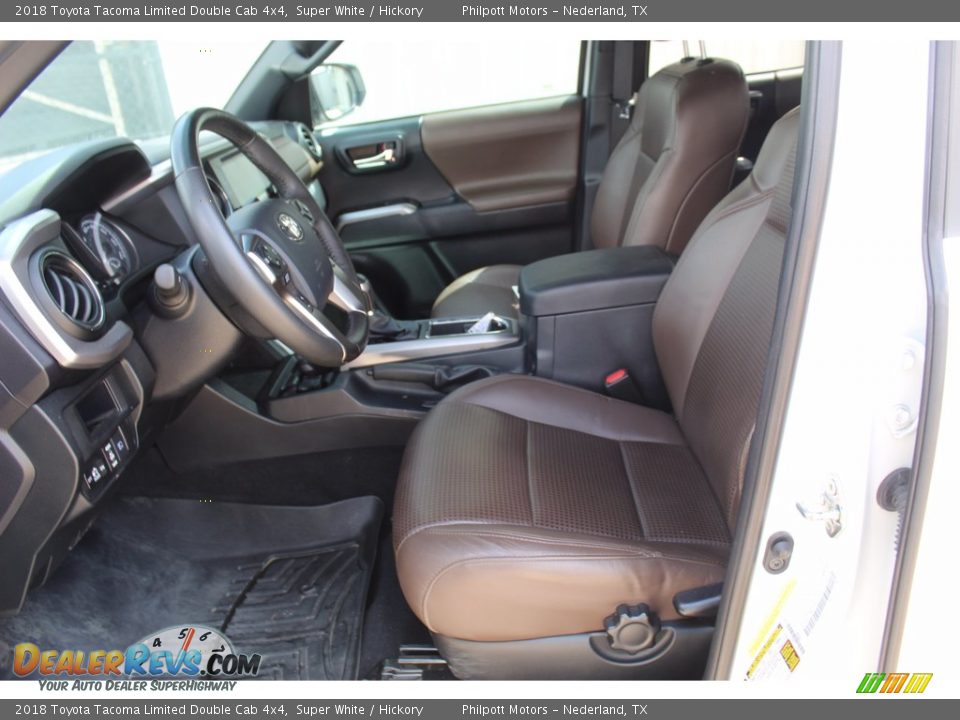 Hickory Interior - 2018 Toyota Tacoma Limited Double Cab 4x4 Photo #10