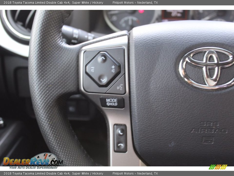 2018 Toyota Tacoma Limited Double Cab 4x4 Steering Wheel Photo #11