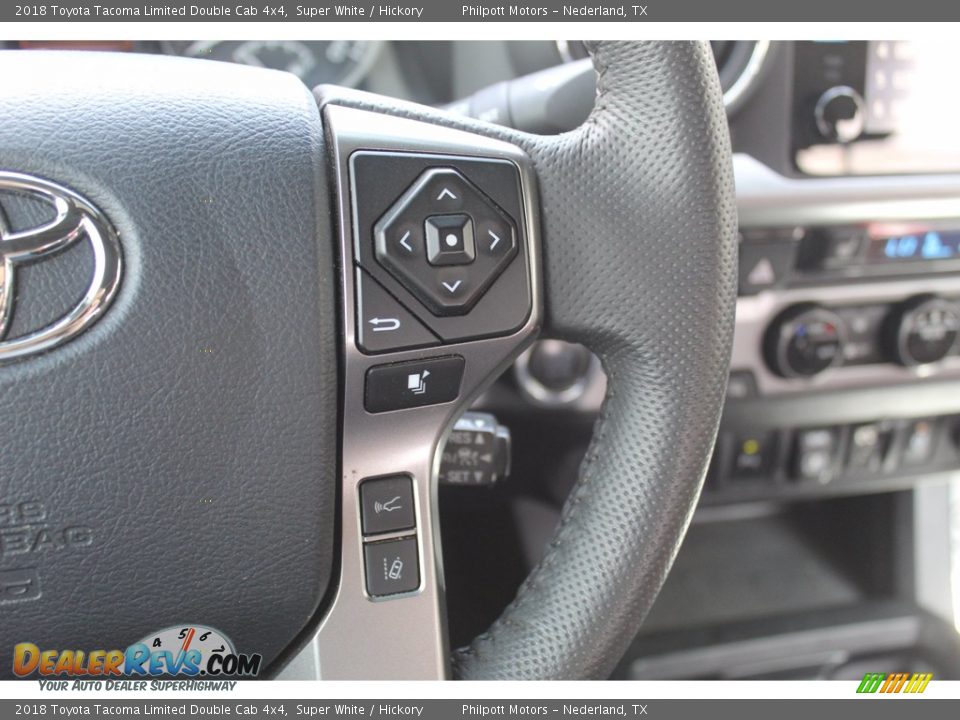 2018 Toyota Tacoma Limited Double Cab 4x4 Steering Wheel Photo #12