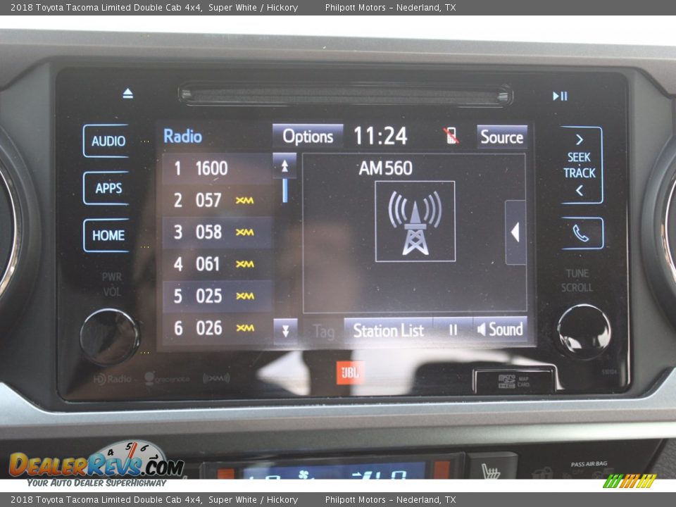 Audio System of 2018 Toyota Tacoma Limited Double Cab 4x4 Photo #15