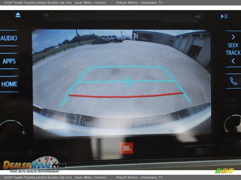 2018 Toyota Tacoma Limited Double Cab 4x4 Super White / Hickory Photo #18