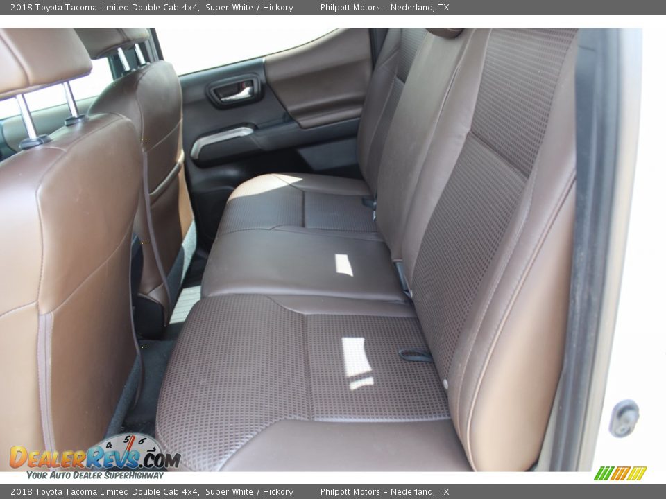 Rear Seat of 2018 Toyota Tacoma Limited Double Cab 4x4 Photo #20