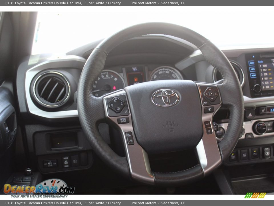 2018 Toyota Tacoma Limited Double Cab 4x4 Steering Wheel Photo #22