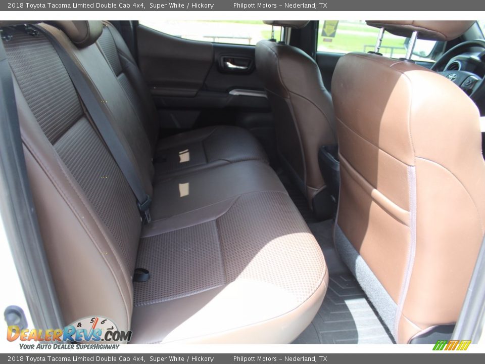 Rear Seat of 2018 Toyota Tacoma Limited Double Cab 4x4 Photo #24