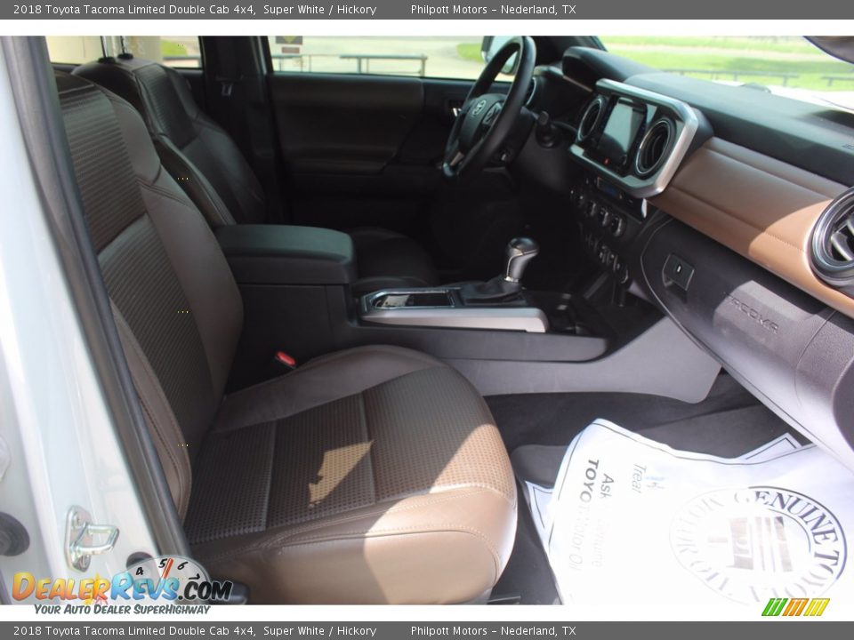 2018 Toyota Tacoma Limited Double Cab 4x4 Super White / Hickory Photo #26