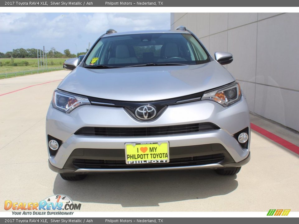 2017 Toyota RAV4 XLE Silver Sky Metallic / Ash Photo #3