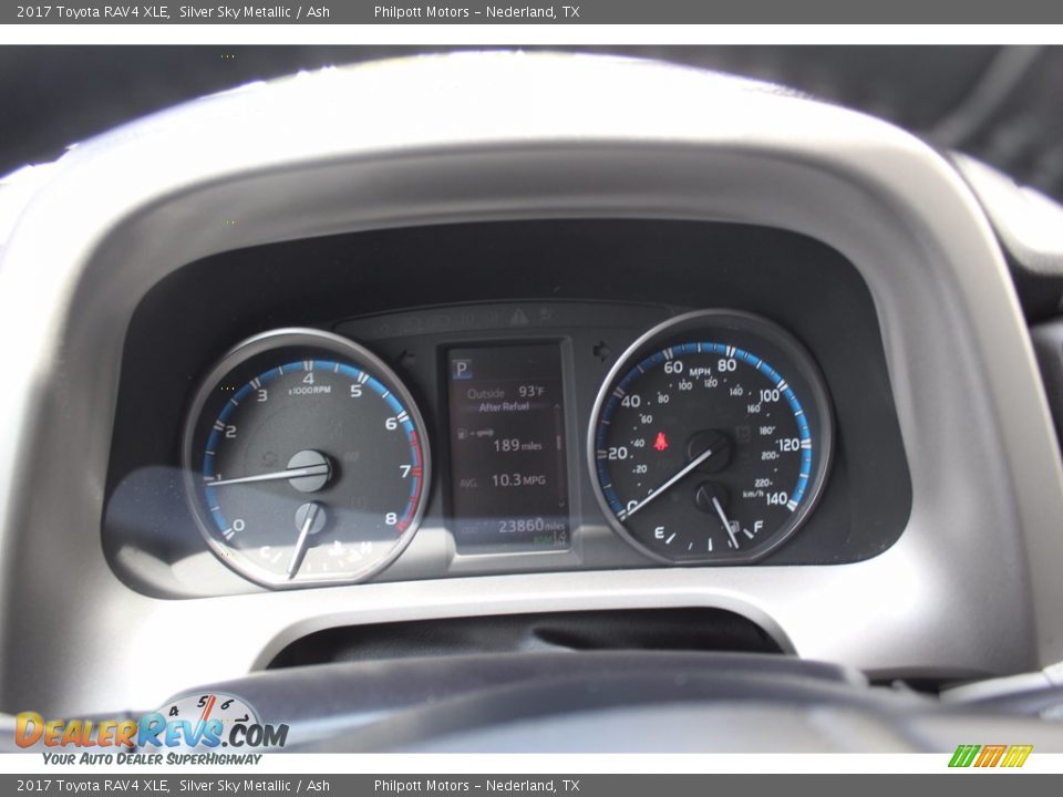 2017 Toyota RAV4 XLE Silver Sky Metallic / Ash Photo #13