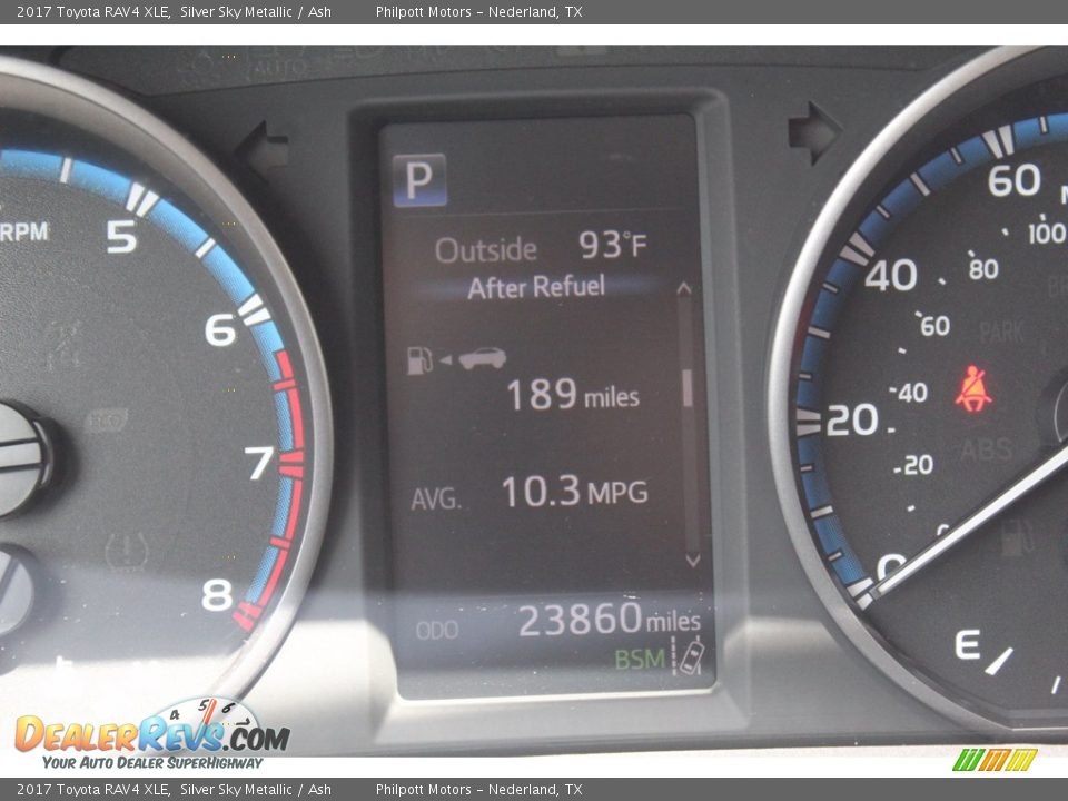 2017 Toyota RAV4 XLE Silver Sky Metallic / Ash Photo #14