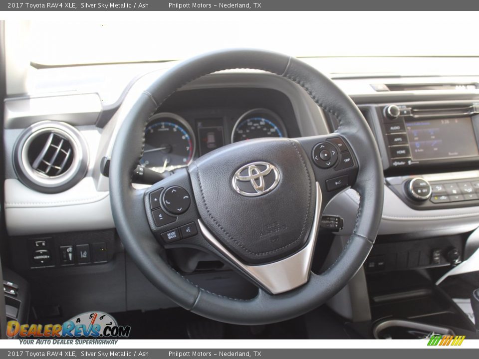 2017 Toyota RAV4 XLE Silver Sky Metallic / Ash Photo #23
