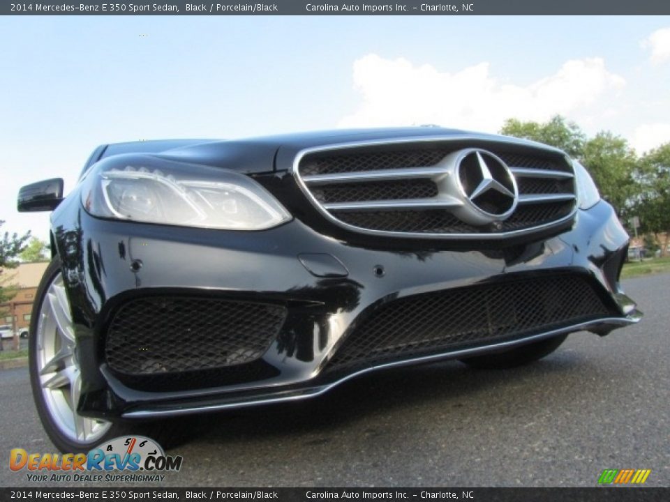 2014 Mercedes-Benz E 350 Sport Sedan Black / Porcelain/Black Photo #2