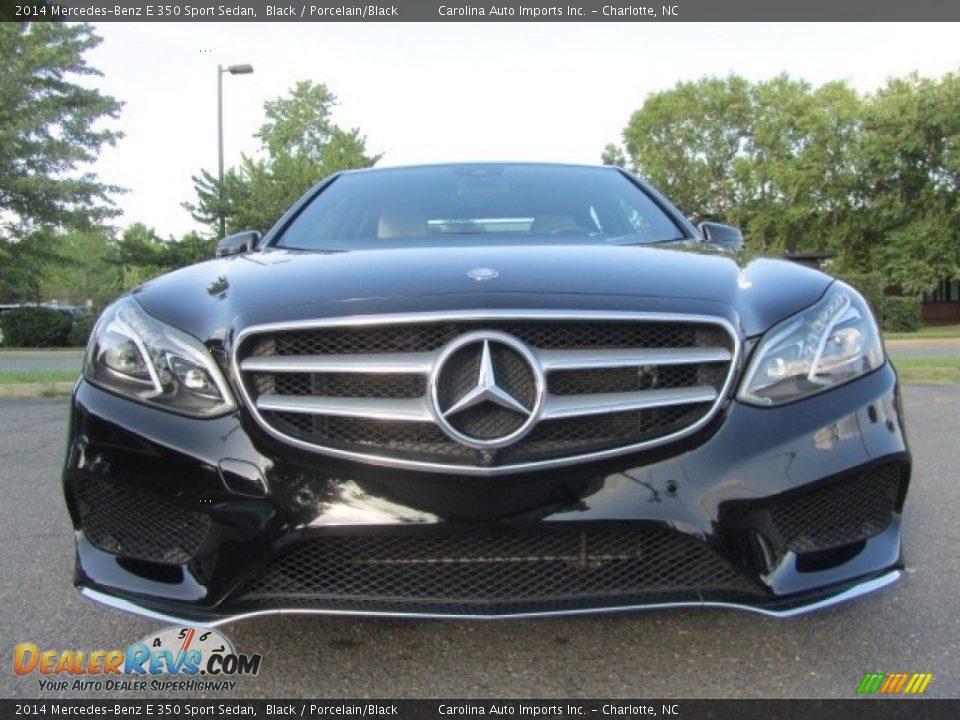 2014 Mercedes-Benz E 350 Sport Sedan Black / Porcelain/Black Photo #4