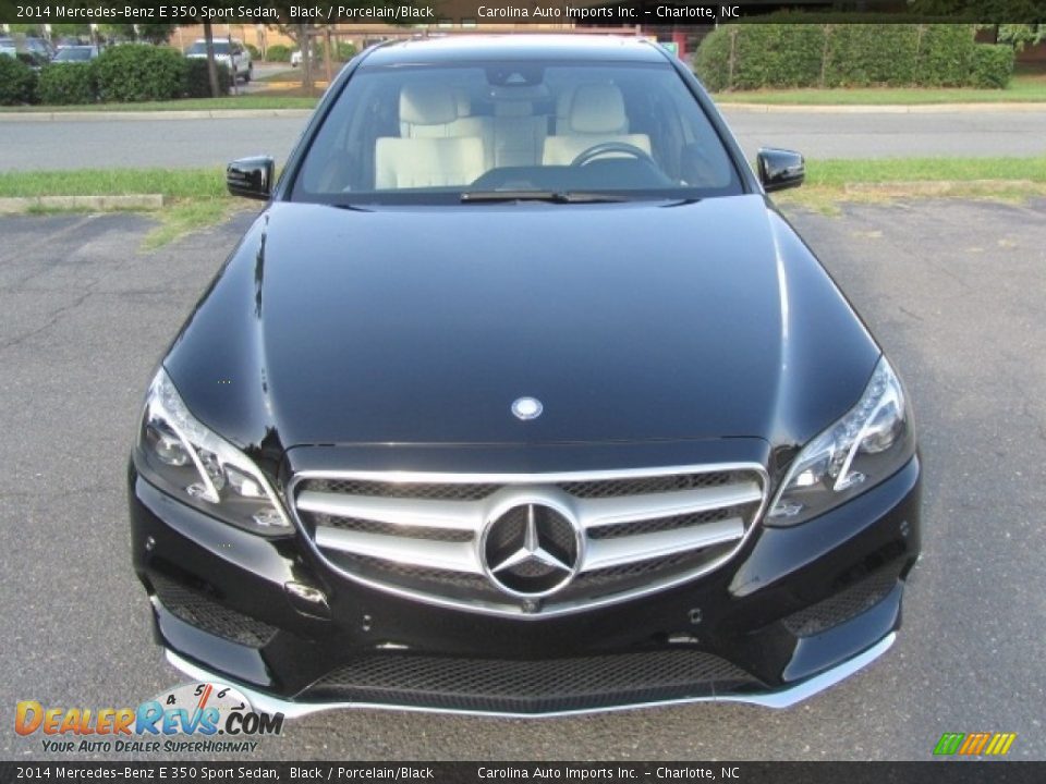 2014 Mercedes-Benz E 350 Sport Sedan Black / Porcelain/Black Photo #5