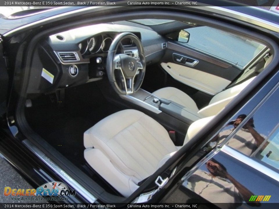 2014 Mercedes-Benz E 350 Sport Sedan Black / Porcelain/Black Photo #17