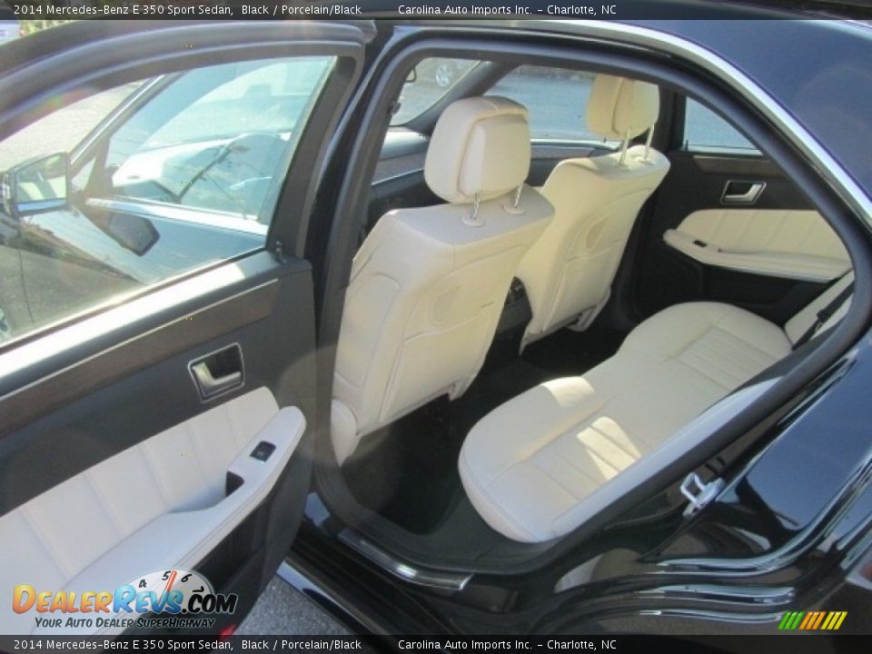 2014 Mercedes-Benz E 350 Sport Sedan Black / Porcelain/Black Photo #20