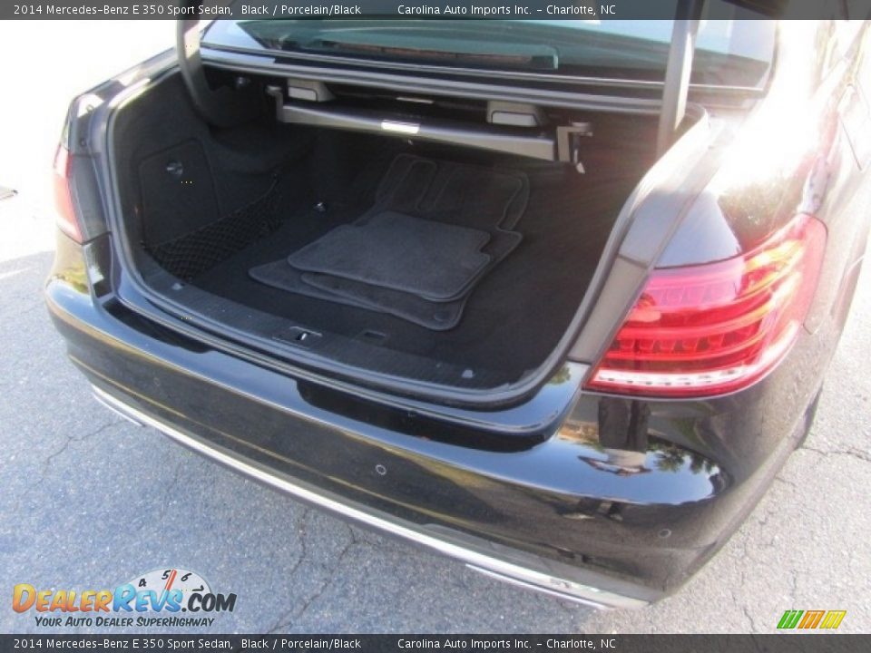 2014 Mercedes-Benz E 350 Sport Sedan Black / Porcelain/Black Photo #21