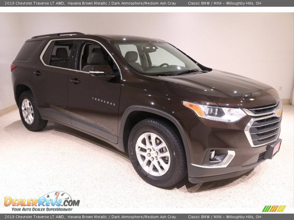 2019 Chevrolet Traverse LT AWD Havana Brown Metallic / Dark Atmosphere/Medium Ash Gray Photo #1