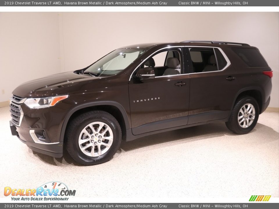 2019 Chevrolet Traverse LT AWD Havana Brown Metallic / Dark Atmosphere/Medium Ash Gray Photo #3