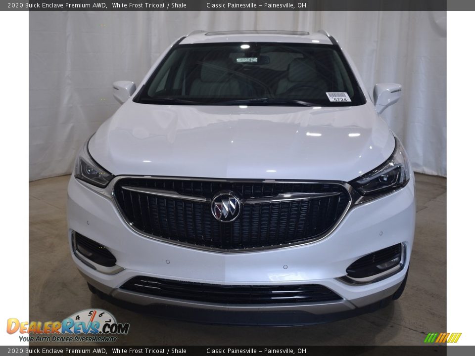 2020 Buick Enclave Premium AWD White Frost Tricoat / Shale Photo #4