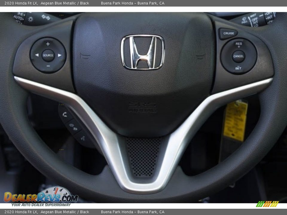 2020 Honda Fit LX Aegean Blue Metallic / Black Photo #14